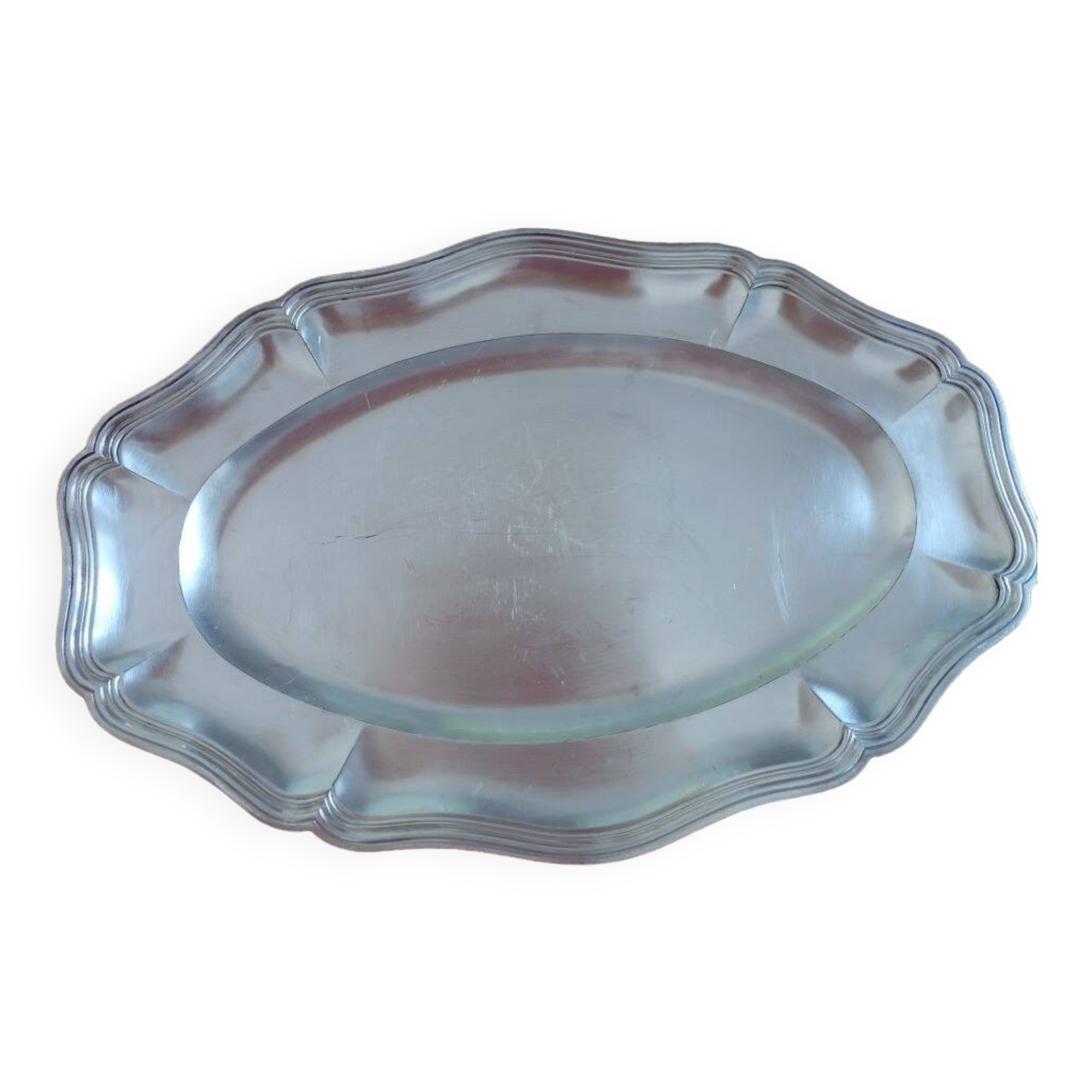 Silver dish 50 cm cailar bayard