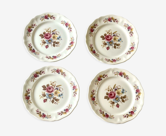 4 assiettes plates Orchies Moulin des loups