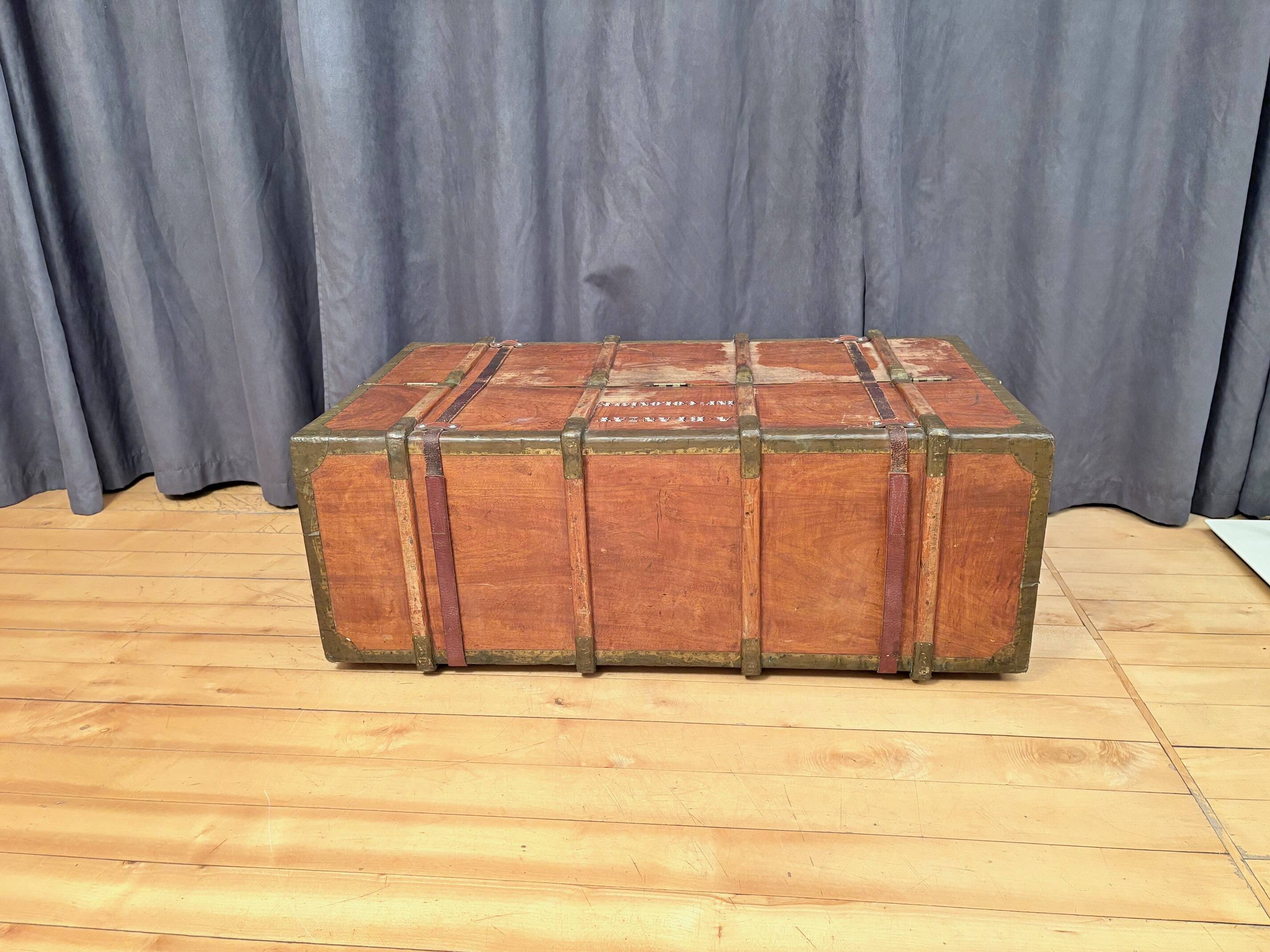 French officer's cabin trunk, mid-19th century