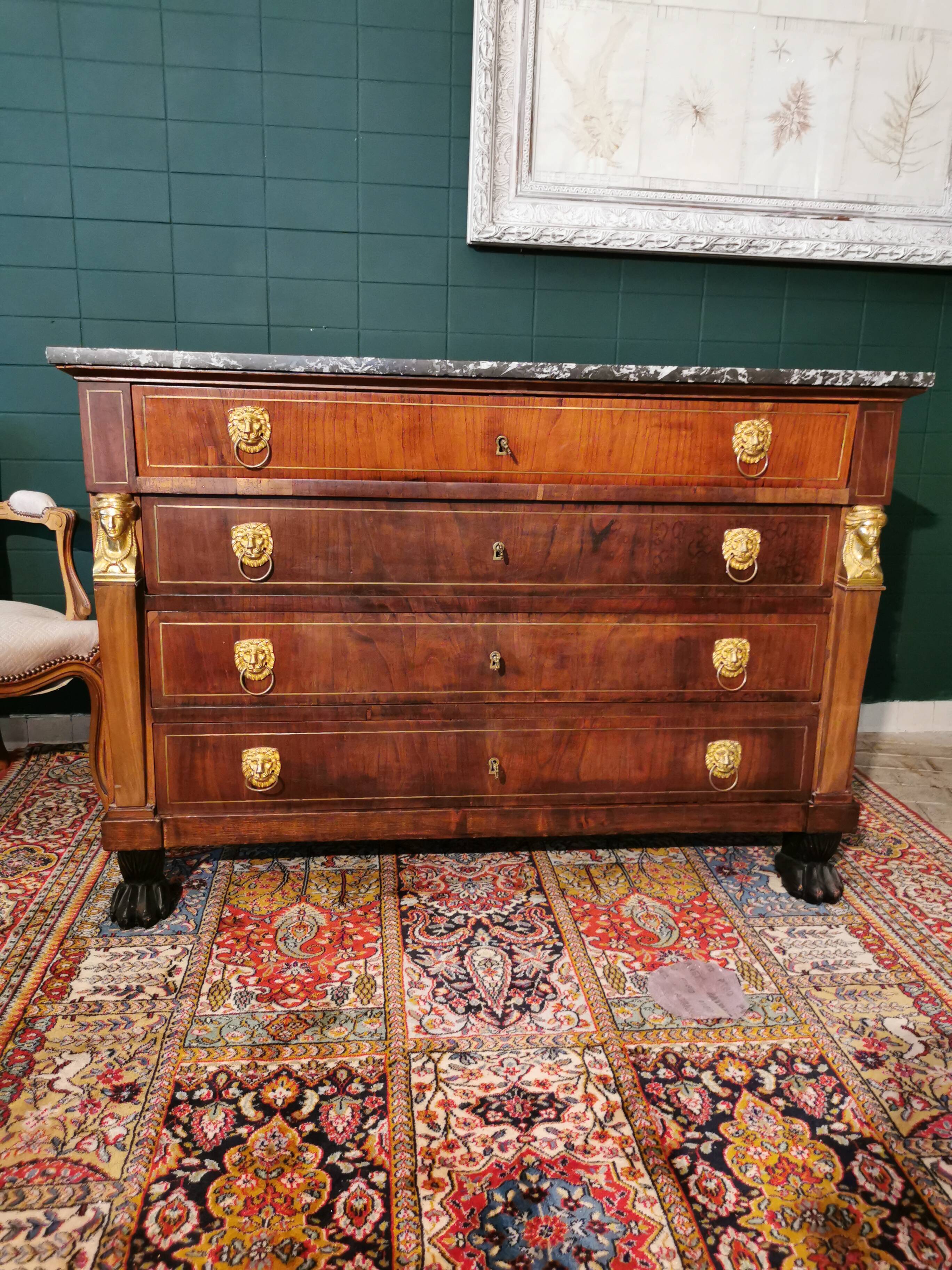 Chest of drawers back from Egypt