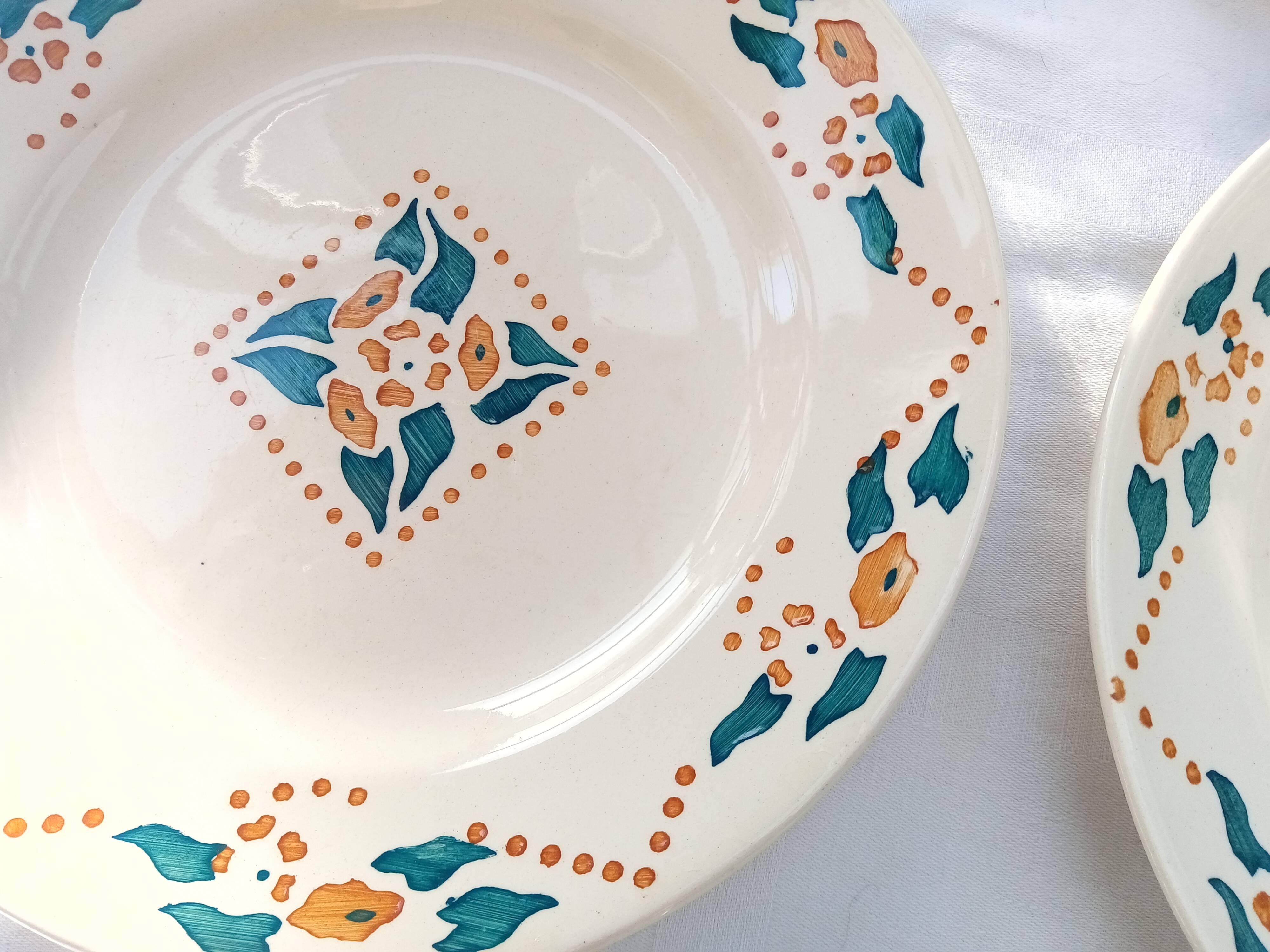 5 Terre de Fer flat plates
