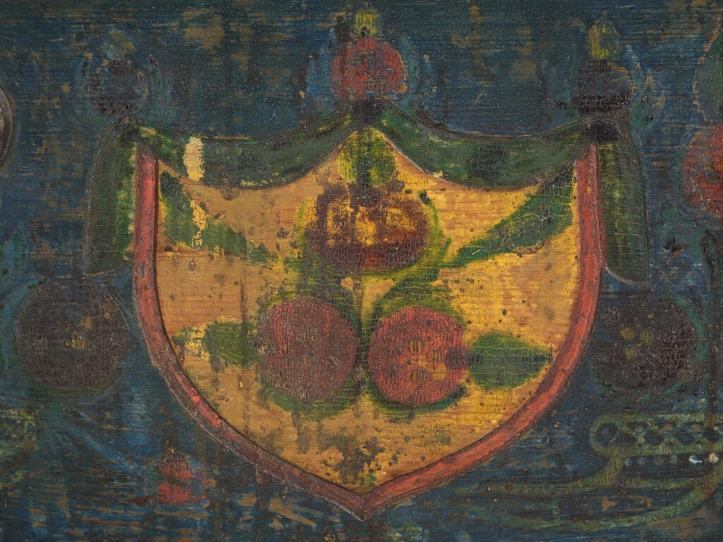 Old hand-painted mallet – Central Europe (circa 1850)