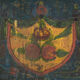 Old hand-painted mallet – Central Europe (circa 1850)