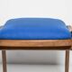 Bumerang Chair Mid-Century Modern, Royal Blue Wool, Poland, 1960s