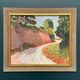 Original Danish Oil on Canvas – “Varm dag, Frankrike”  by Bente Bjerregaard