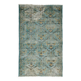 Turkish Anatolian Handmade Vintage Rug 245 cm x 150 cm