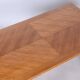 Art Deco Oak & Spruce Folding Table attributed to J. Leleu, France, 1920s