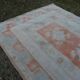 Vintage Turkish Oushak rug 195x312 cm