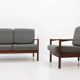 Ensemble de sièges de design scandinave, années 1970