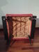Pair of vintage black and Red leatherette chairs