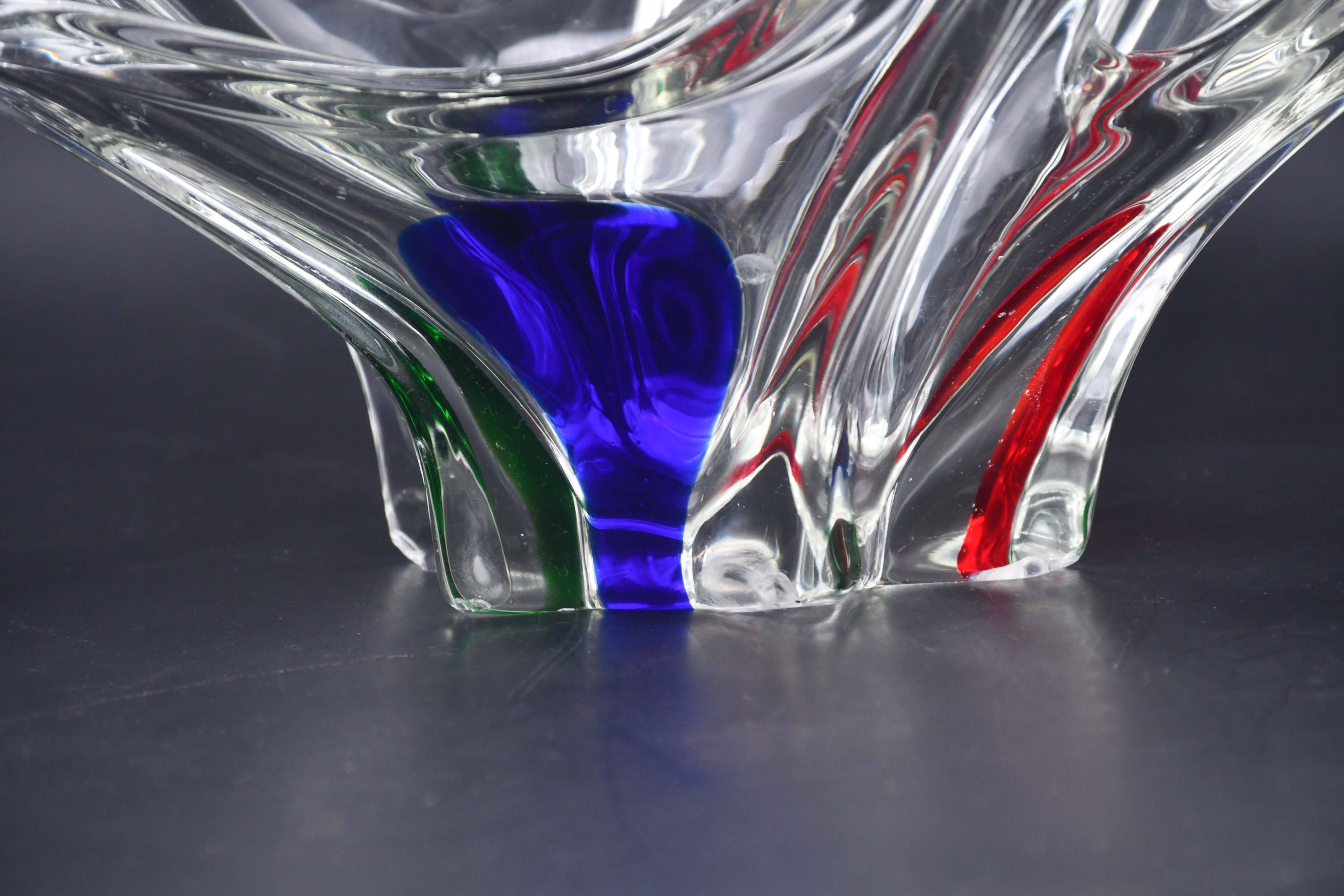 Midcentury Murano glass vase, 1970s