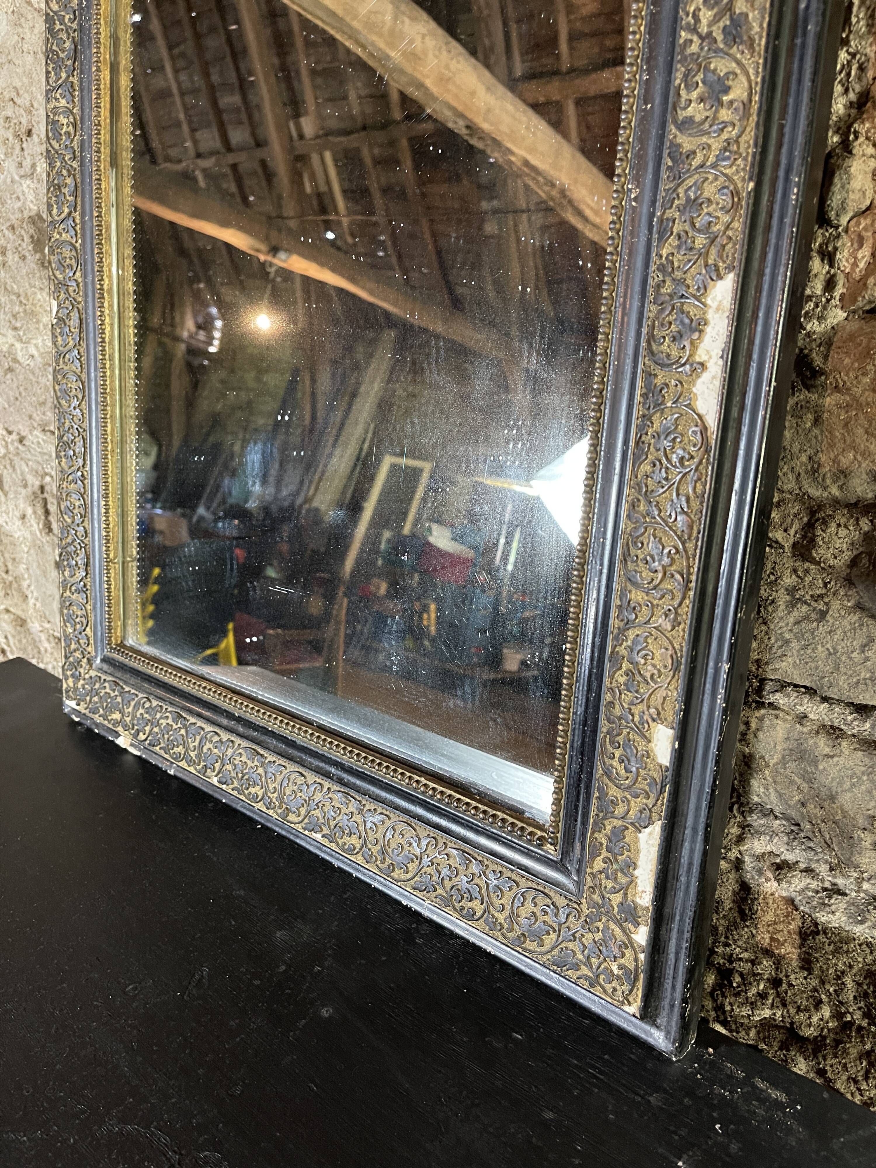 Old mirror Louis Philippe