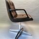 Randall Buck leather desk for Steelcase strafor 1975