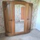 Art Deco wardrobe with mercury mirror