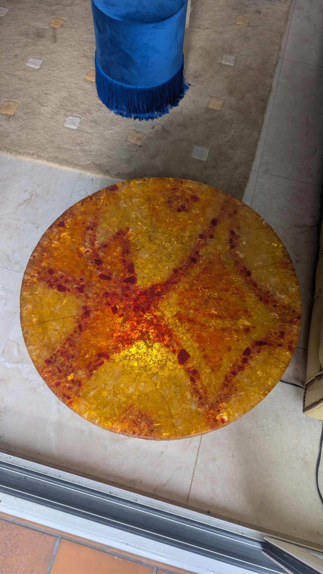 Fractal resin coffee table Accolay