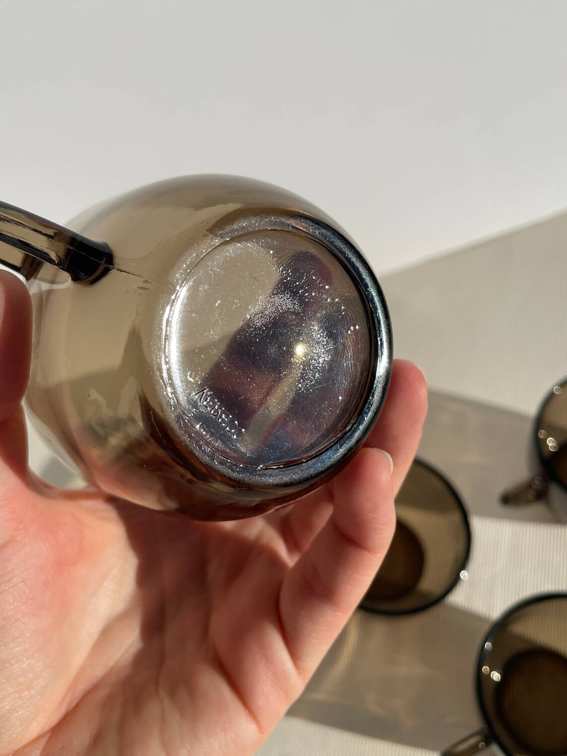 Vereco glass espresso cups