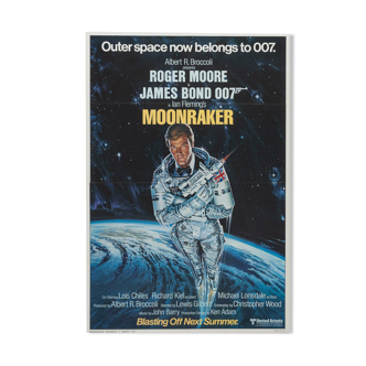 Moonraker, Roger Moore, Poster, 92 x 123 cm