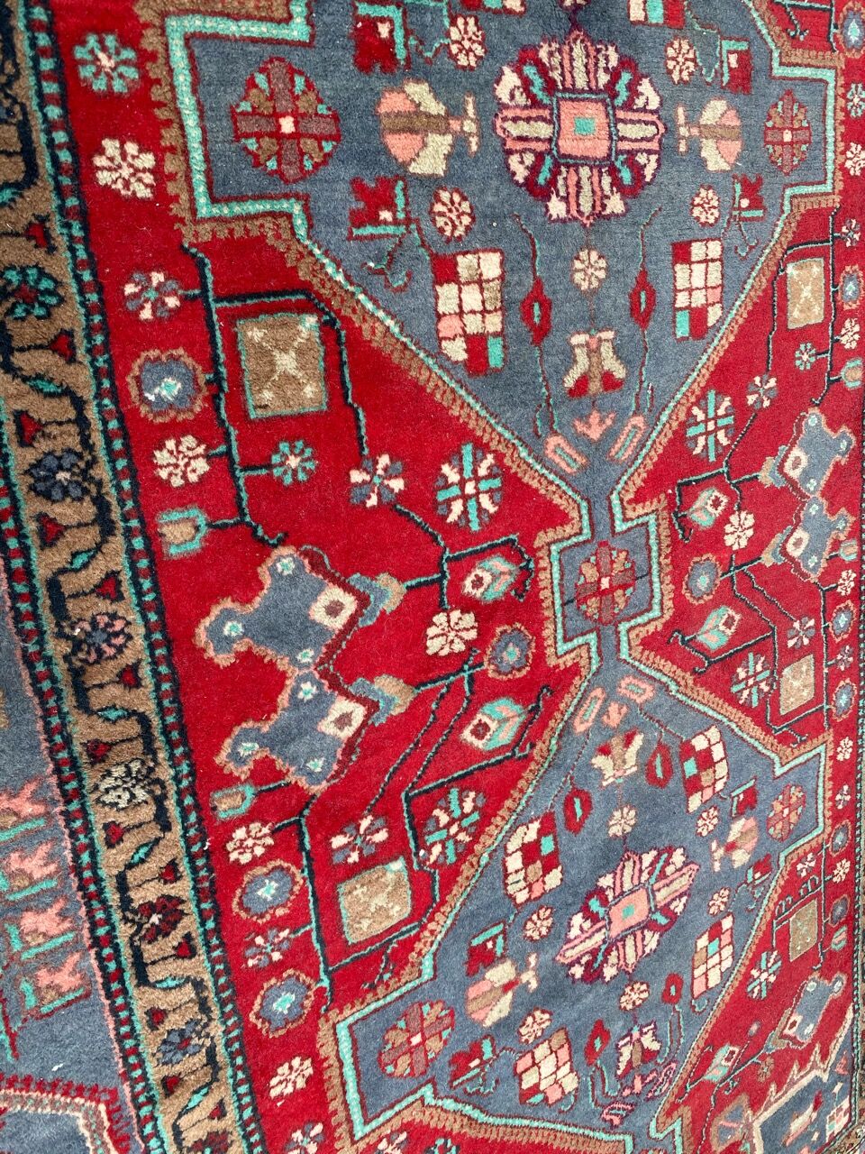 Malayer ancient persian carpet 138x238 cm