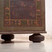 Antique polychrome wedding chest – Central Europe, circa 1850