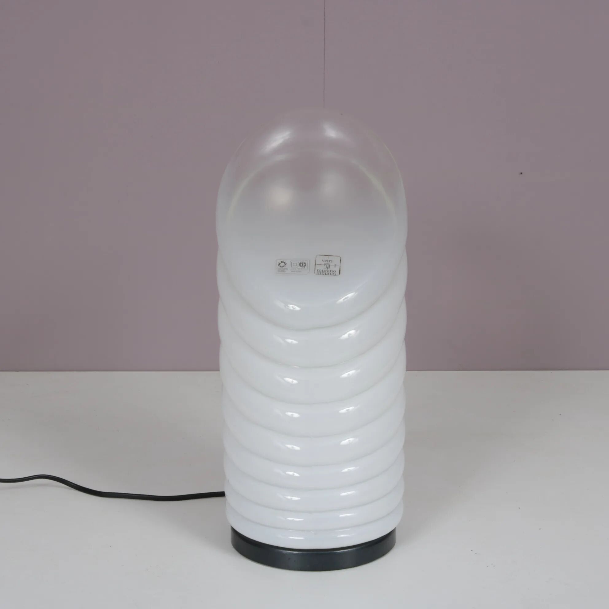 1980s “Coba” table lamp by R. Pamio & R. Toso for Leucos, Italy
