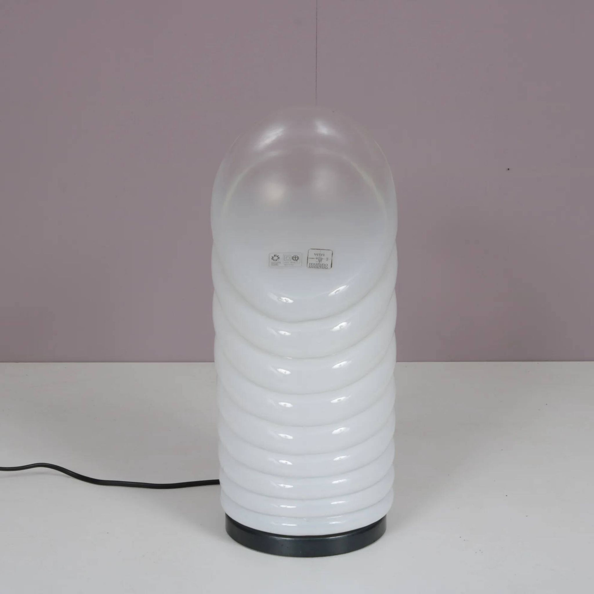 1980s “Coba” table lamp by R. Pamio & R. Toso for Leucos, Italy