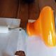 VINTAGE SUSPENSION MONTE ET DESCENDS / ORANGE GLOBE / 70s/80s