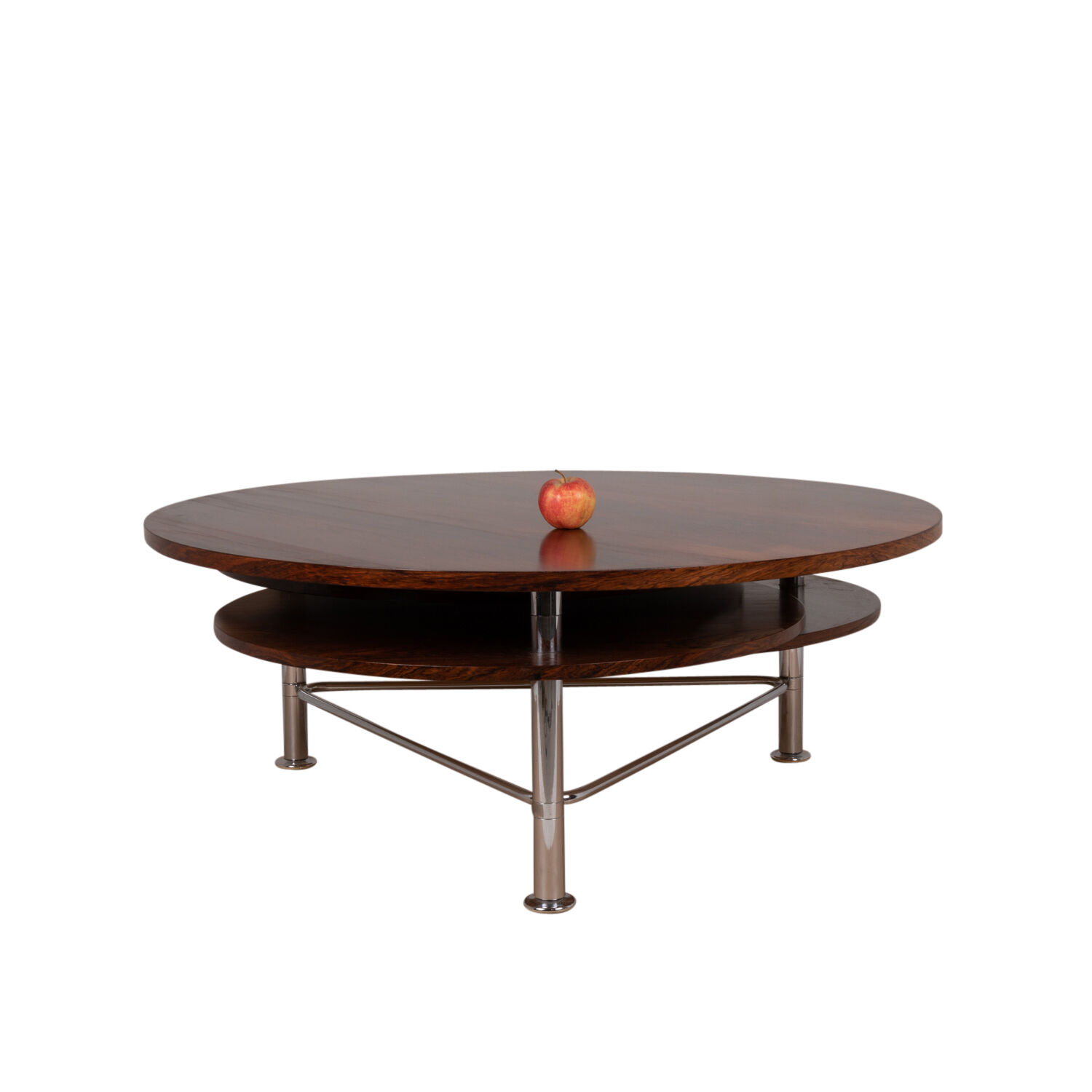 Coffee table with four rosewood tops, 1970s