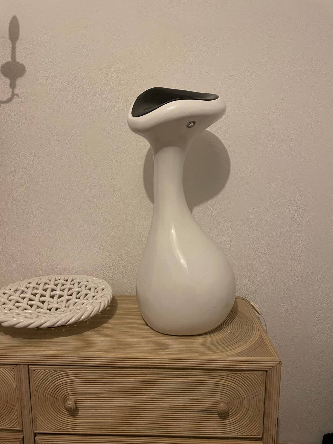 Lampe céramique année 80