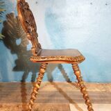 Late 19th century stepladder chair
