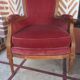 Louis XVI style bergère armchair