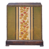 Napoleon III upholstered wooden chest, storage chest, interior decoration