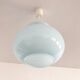 Suspension opaline bleu ciel