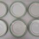 6 Paris porcelain dinner plates
