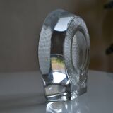 Golf crystal pocket emptier or paperweight by Nybro of Sweden