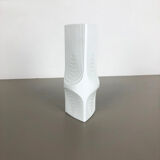 OP Art biscuit porcelain german vase made by AK Kaiser, Germany, 1970s