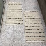 2 bedspreads 63 cm x 123 cm “handmade” wool whore