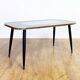 Table basse pieds compas avec coffret décoratif