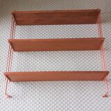 Vintage string wall shelves