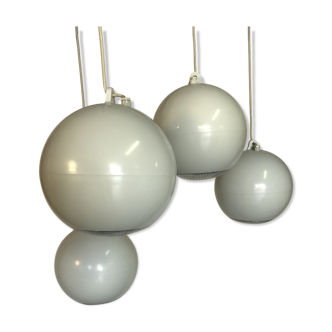 4 Speakers by Philips hifi vintage ball Space age design 70 style Elipson Grundig