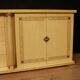 Buffet Italien en bois exotique et laiton