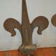cast iron fleurs-de-lis (pair)