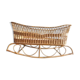 Rattan cradle bed