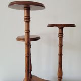 Bamboo faux plant holder