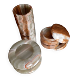 Lot of onyx objects