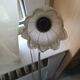 French Art Deco lamp signed See Delmas – pressed glass