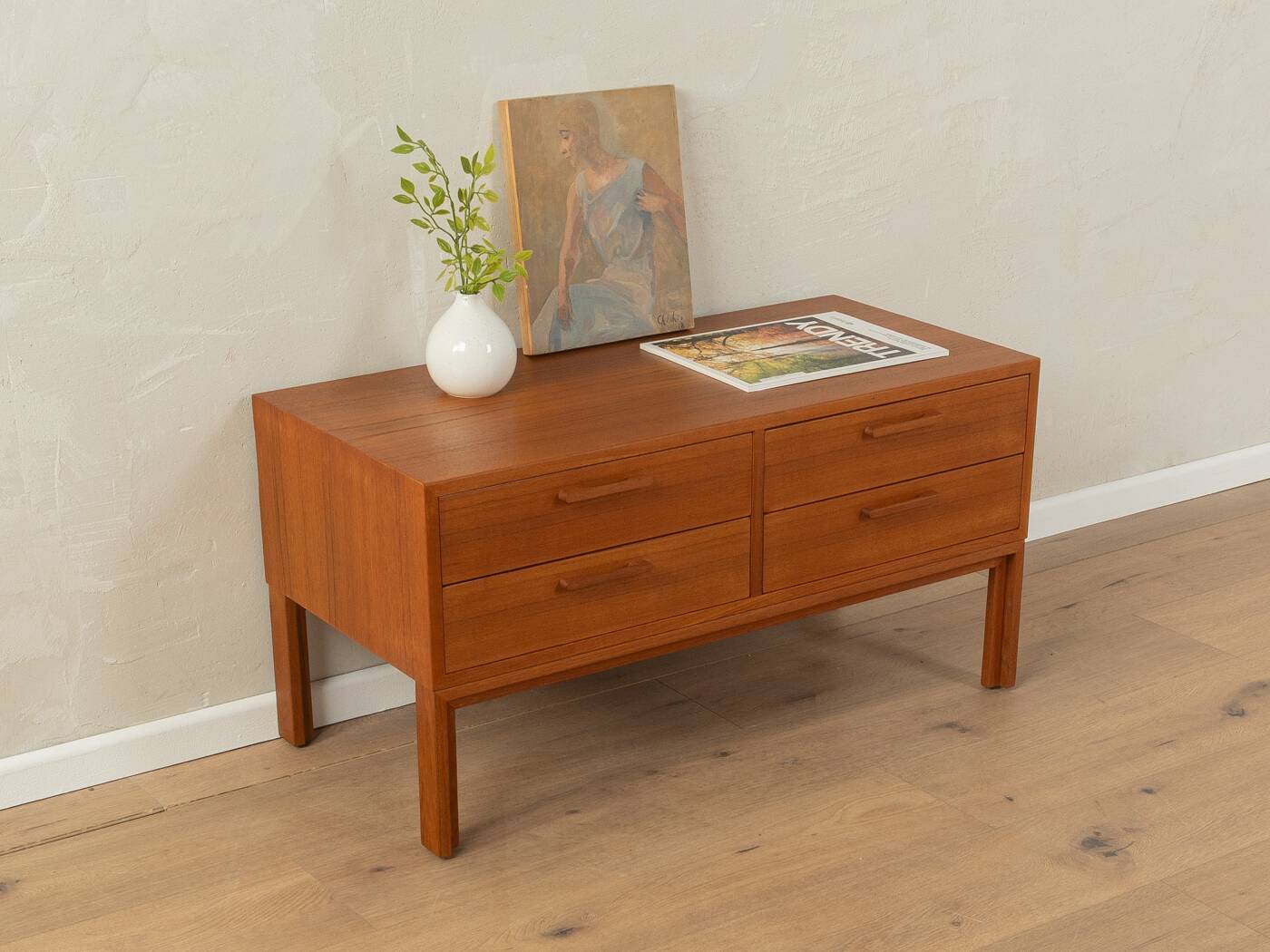 Wonderful chest of drawers by Kai Kristiansen for F.M. Møbler from the 1960s