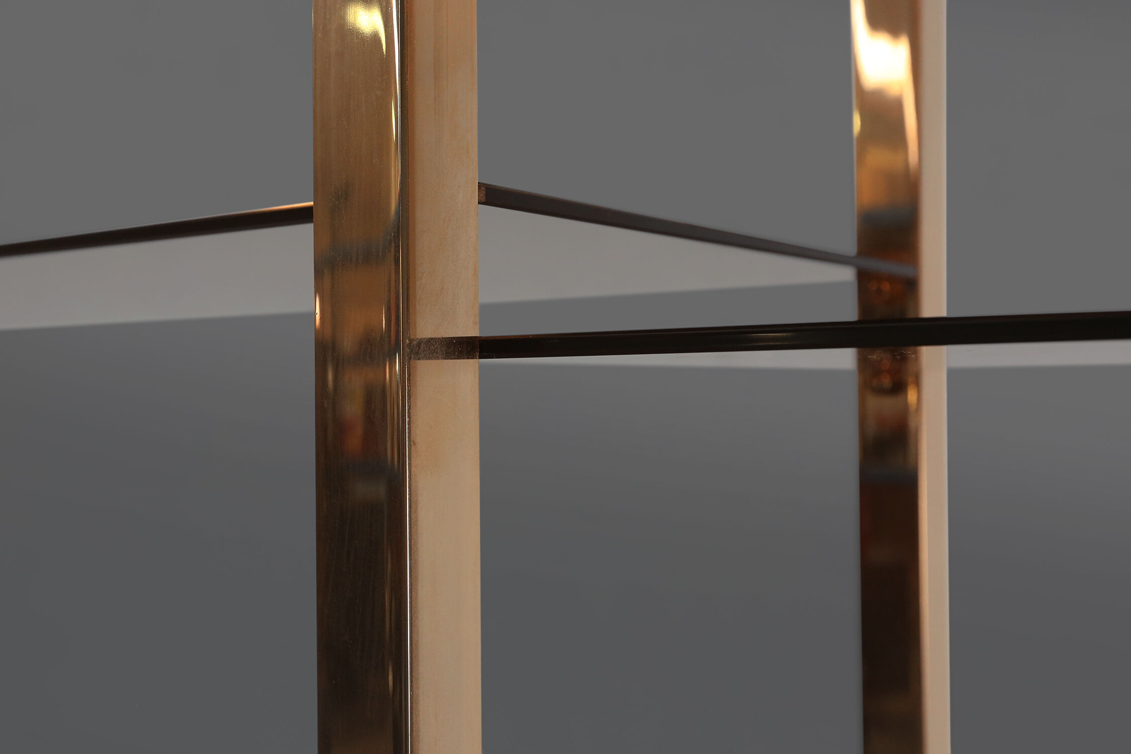 Hollywood regency style wall unit from Belgochrom, 1970s