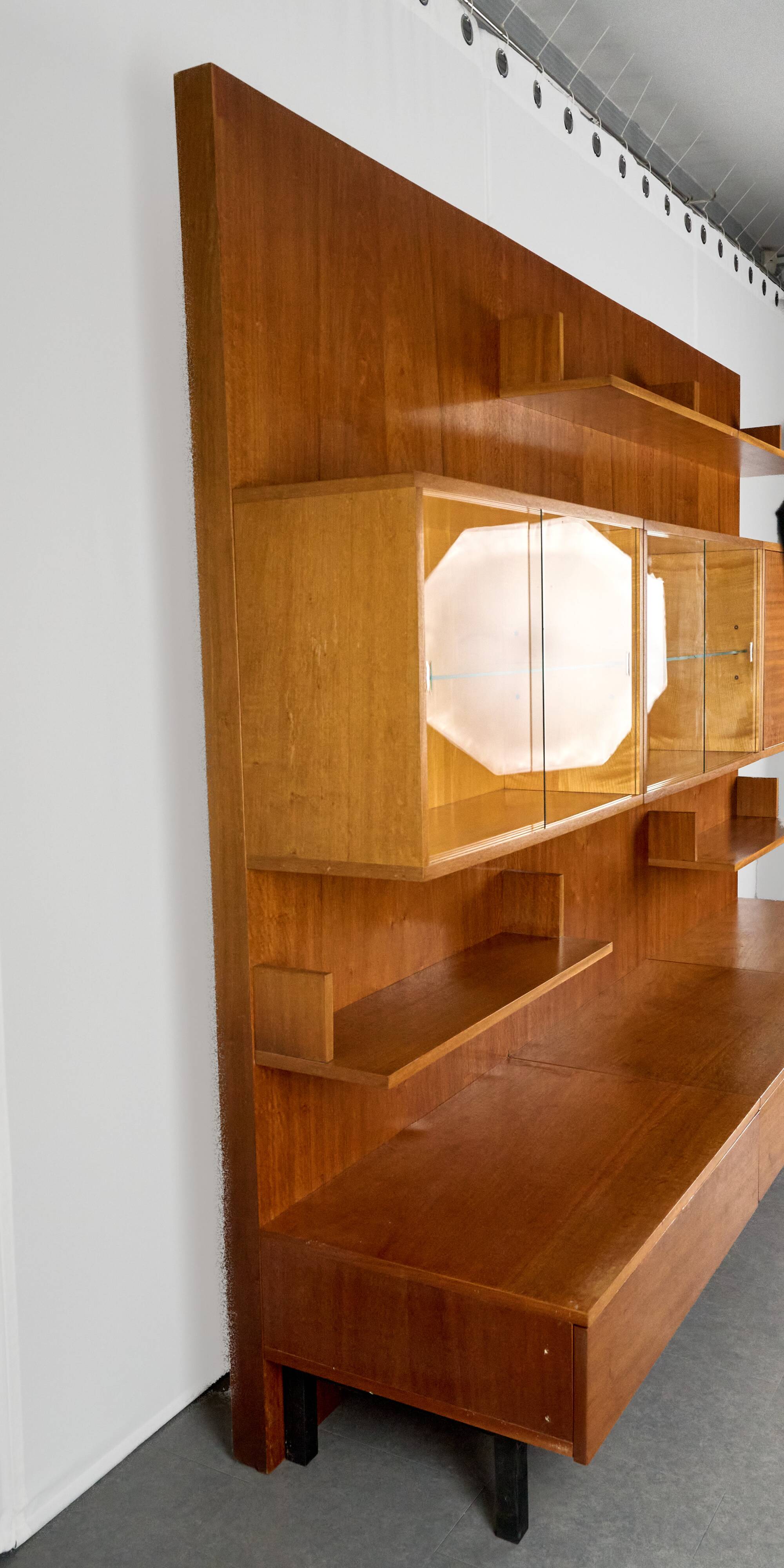 Vintage Wall Unit, 1960s, Czechoslovakia