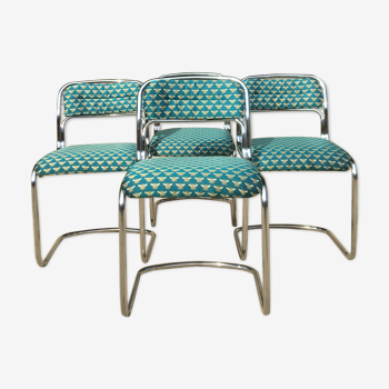 Set of 4 cantilever chairs from the 70s