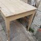 Table de ferme à tiroir